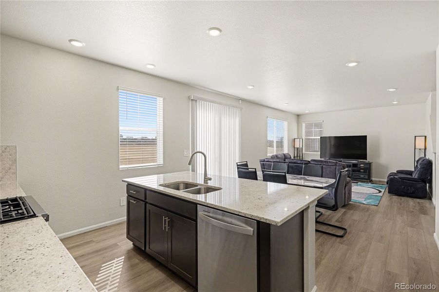 Furnished interior view inside a new home in Murphy Creek, Aurora (Image 32).