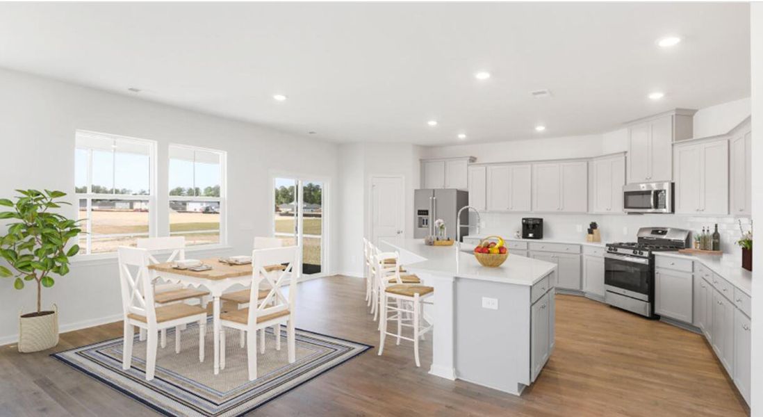 Furnished interior view inside a new home in Limehouse Farms, Summerville (Image 3).