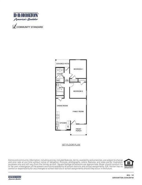2D floor plan layout of this home in Cartwright Mays, Crandall, TX (Image 3). 2D floor plan layout of this home in Cartwright Mays, Crandall, TX (Image 3).