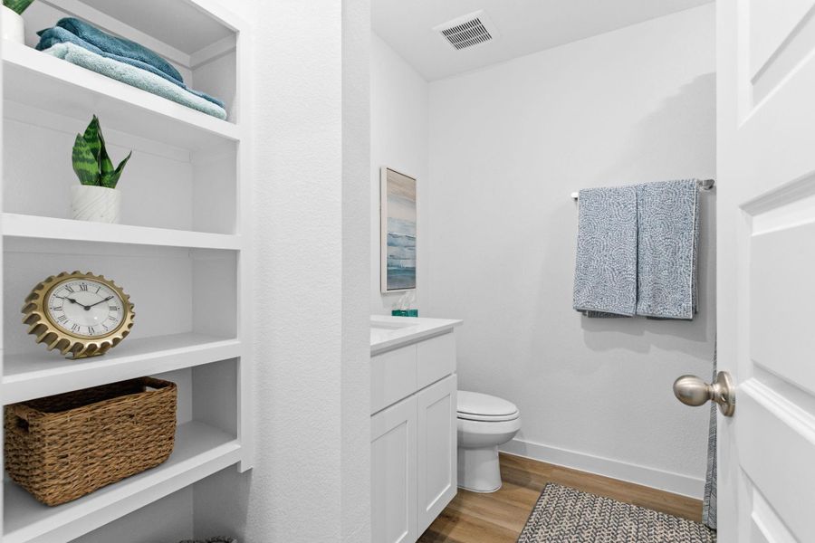 Furnished interior view inside a new home in Westland Ranch 50' Homesites, League City (Image 14).