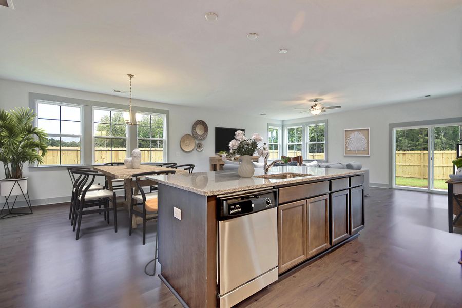 Furnished interior view inside a new home in Creek Pointe, Moncks Corner (Image 7).