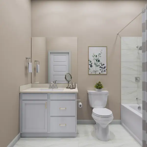 Furnished interior view inside a new home in Azalea Trails, Houston (Image 16). Furnished interior view inside a new home in Azalea Trails, Houston (Image 16).
