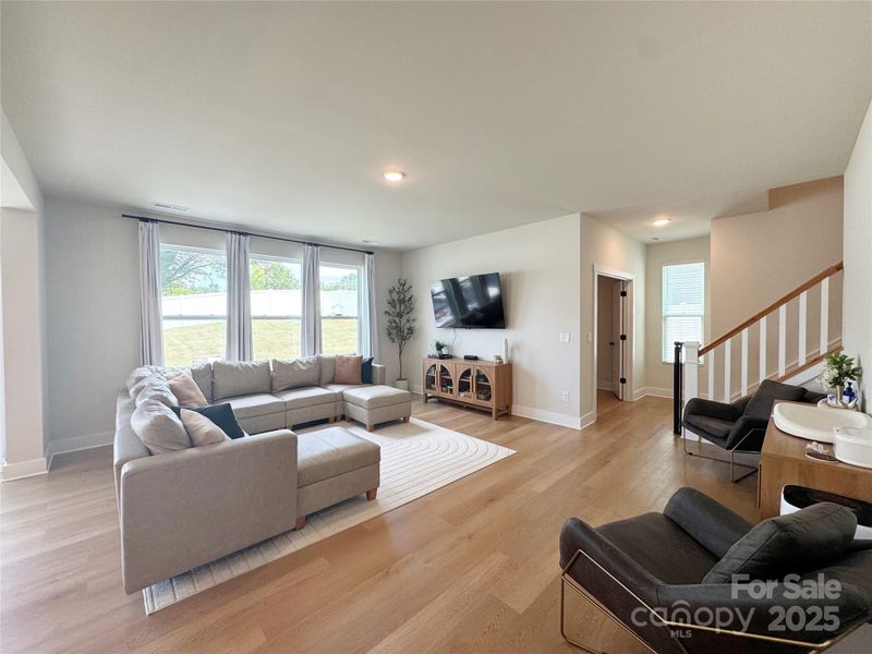 Furnished interior view inside a new home in Enclave at Caldwell, Charlotte (Image 9).