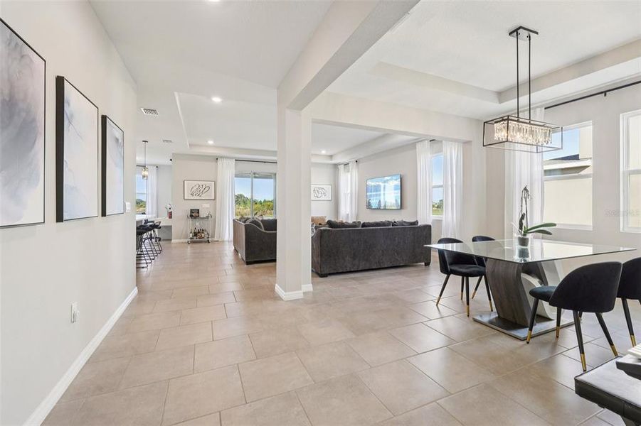Furnished interior view inside a new home in , San Antonio (Image 61). Furnished interior view inside a new home in , San Antonio (Image 61).