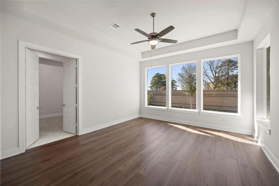 Spacious, unfurnished interior of a new home in Bridgeland, Cypress (Image 26). Spacious, unfurnished interior of a new home in Bridgeland, Cypress (Image 26).