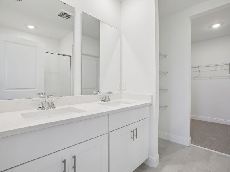 Furnished interior view inside a new home in The Reserve at Hammock Oaks - Classic Series, Lady Lake (Image 8).