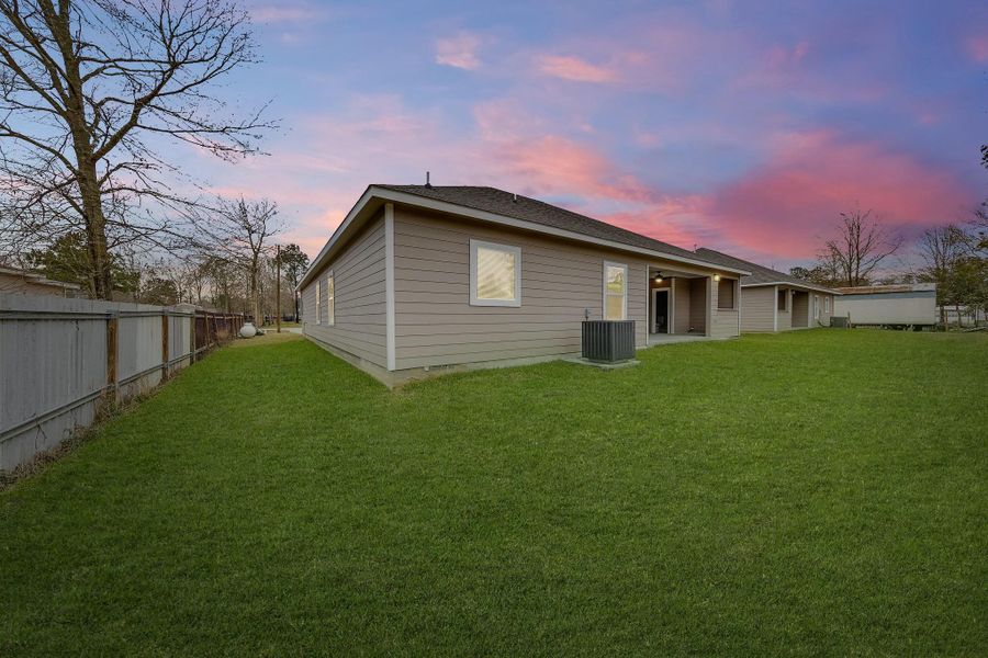 Backyard offers a blank canvas for creativity, perfect for designing your ideal outdoor oasis or garden retreat.