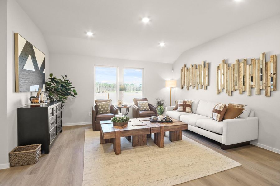 Furnished interior view inside a new home in The Canopies, Splendora (Image 12). Furnished interior view inside a new home in The Canopies, Splendora (Image 12).