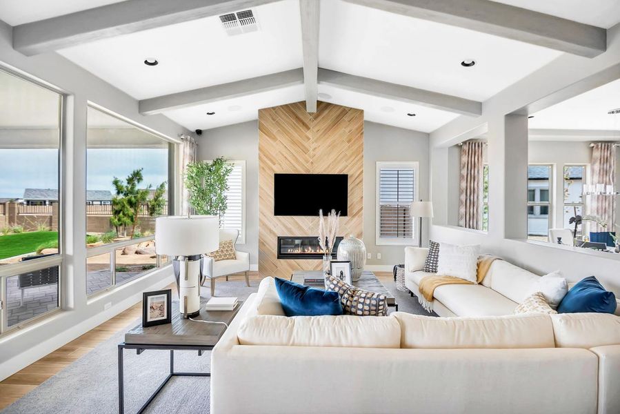Furnished interior view inside a new home in Summit at The Dells, Prescott (Image 10).