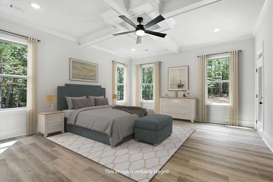 Furnished interior view inside a new home in , Winder (Image 8).