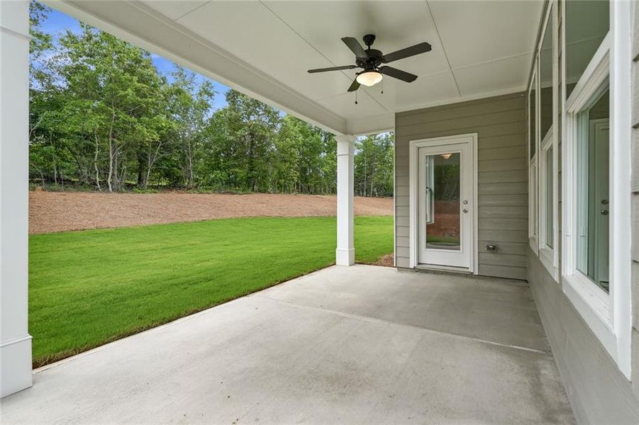 Exterior details and patio area of a home in , Demorest (Image 20). Exterior details and patio area of a home in , Demorest (Image 20).