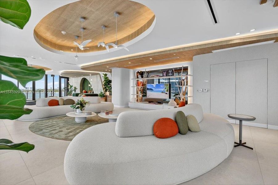 Furnished interior view inside a new home in , Miami (Image 27). Furnished interior view inside a new home in , Miami (Image 27).