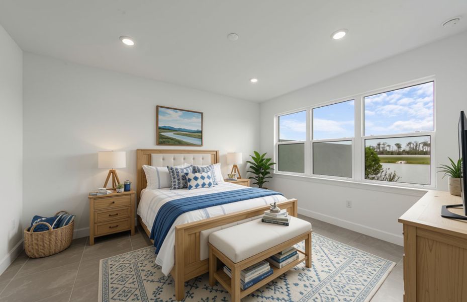 Furnished interior view inside a new home in Shores at Stillwater, Englewood (Image 6).