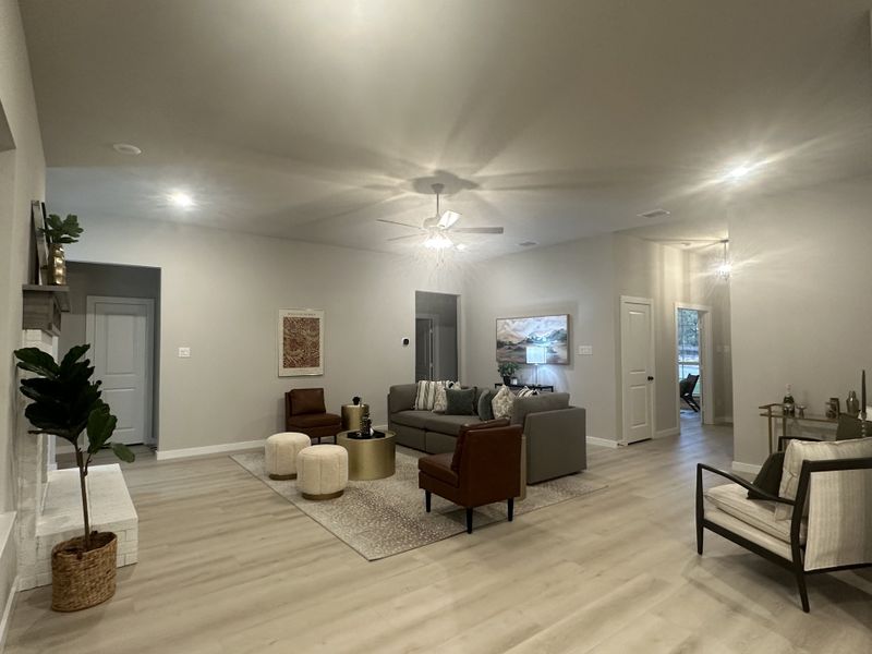 Representative furnished interior of a home built from the McKinley V by Cheldan Homes in Terra Vista, Springtown (Image 6). Representative furnished interior of a home built from the McKinley V by Cheldan Homes in Terra Vista, Springtown (Image 6).