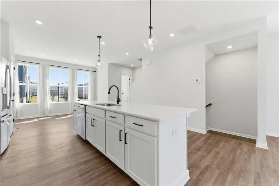 Furnished interior view inside a new home in , Acworth (Image 9). Furnished interior view inside a new home in , Acworth (Image 9).