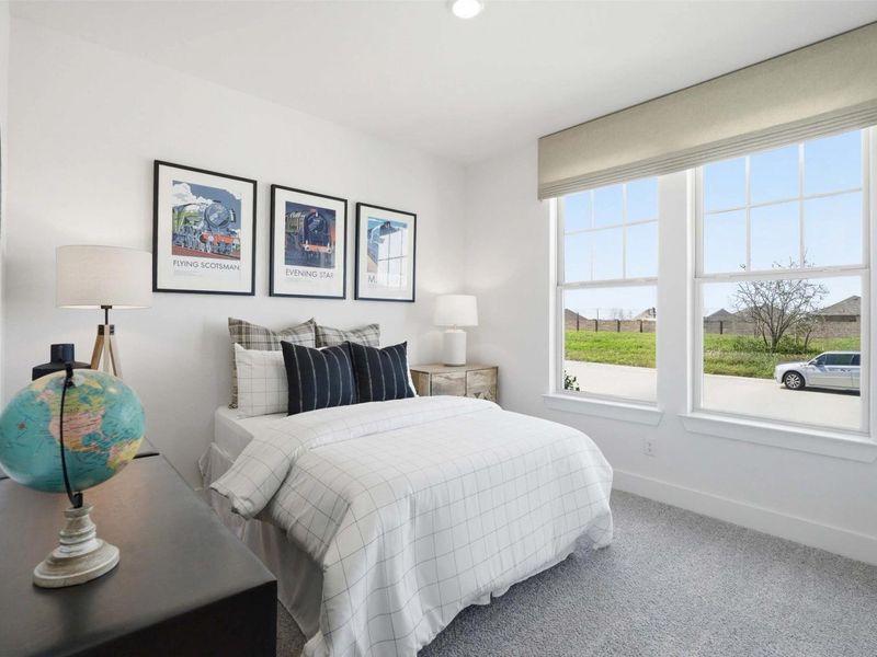 Furnished interior view inside a new home in Mercer Meadows, Royse City (Image 20).