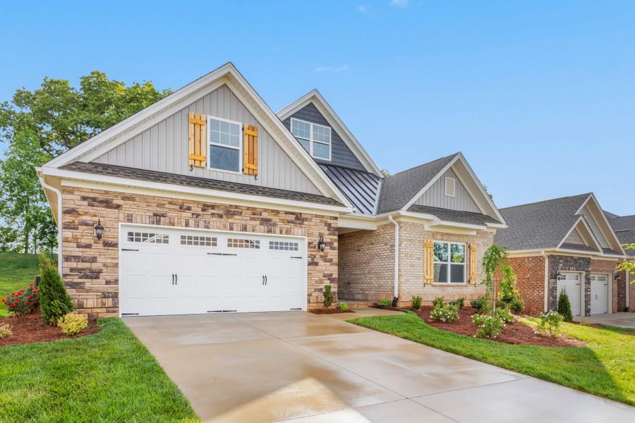 Representative exterior photo of a completed home built from the Somerset by Keystone Homes NC in Weybridge, Burlington, NC (Image 18).