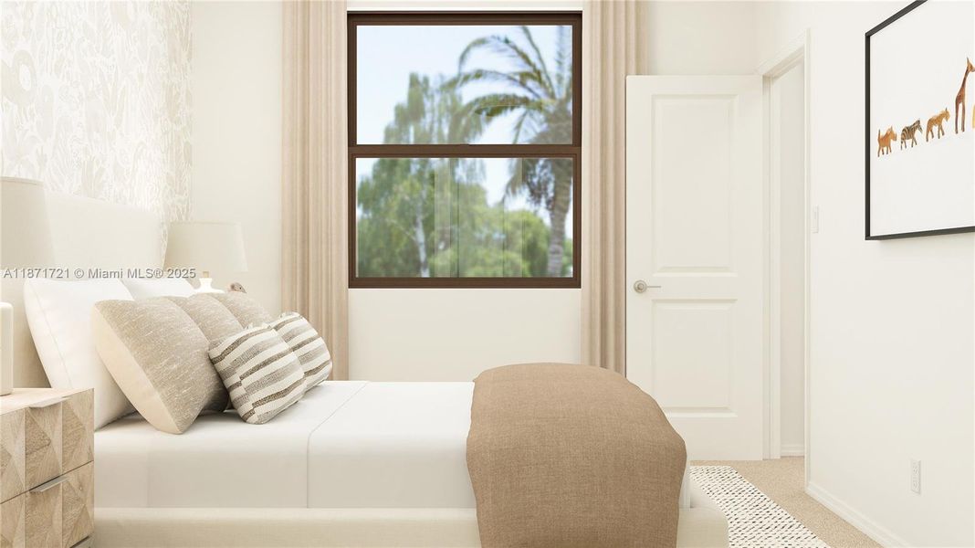 Furnished interior view inside a new home in Arbor Estates, Miami (Image 21).