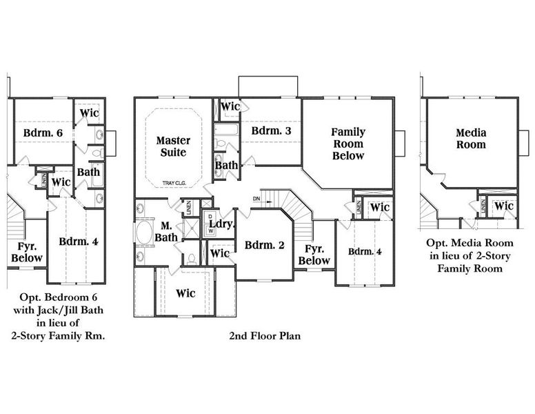 2D floor plan layout of this home in Woodland Hills, Loganville, GA (Image 3).