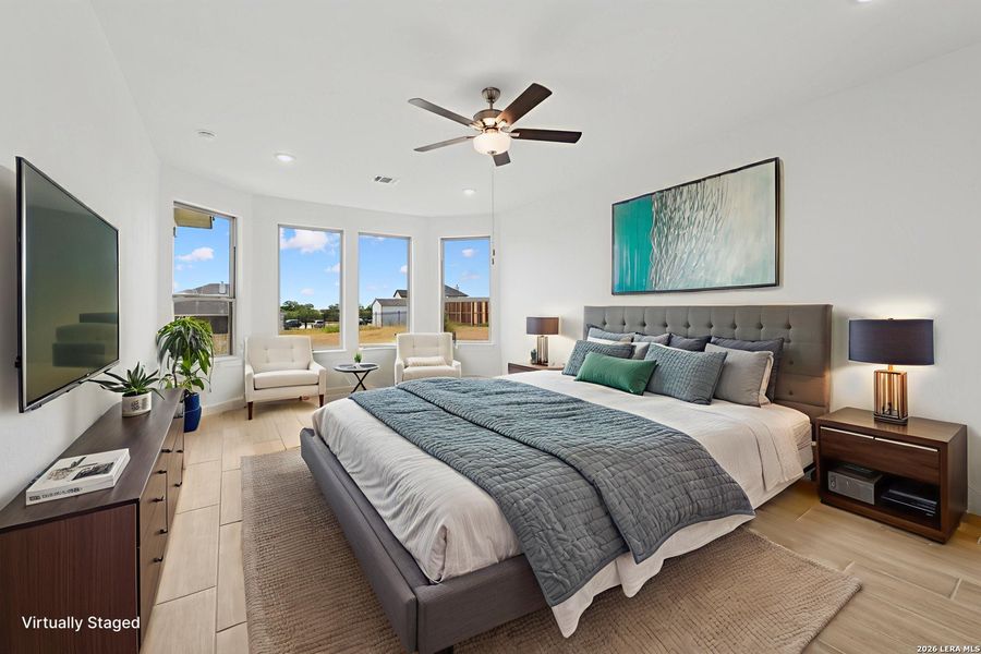 Furnished interior view inside a new home in Preserve at Annabelle Ranch, San Antonio (Image 7). Furnished interior view inside a new home in Preserve at Annabelle Ranch, San Antonio (Image 7).