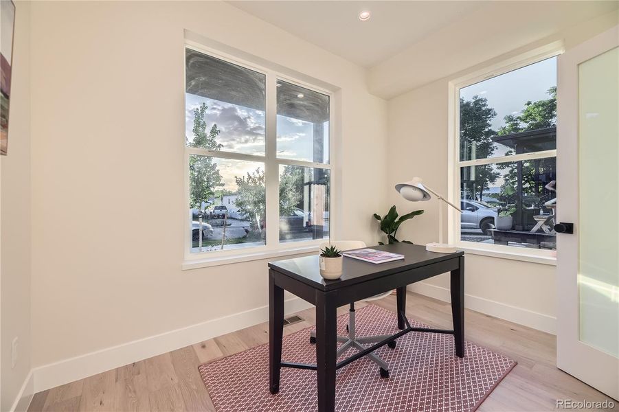 Furnished interior view inside a new home in , Denver (Image 17). Furnished interior view inside a new home in , Denver (Image 17).