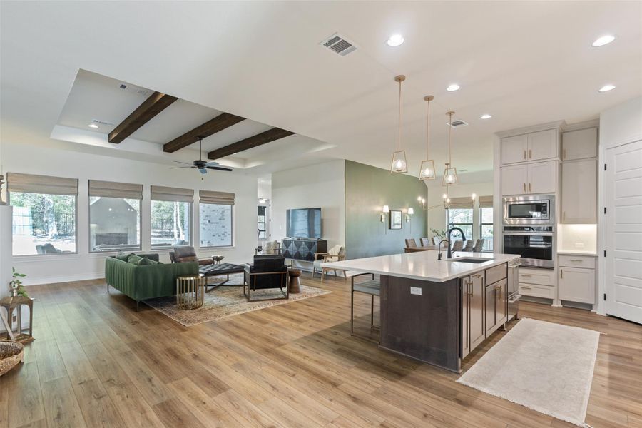 Furnished interior view inside a new home in , Bastrop (Image 4). Furnished interior view inside a new home in , Bastrop (Image 4).