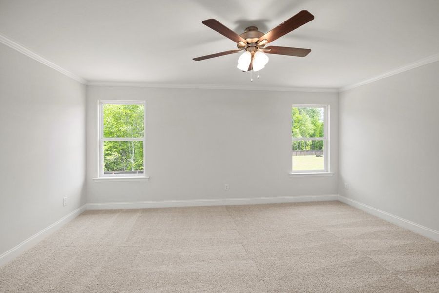 Representative unfurnished interior of a home built from the Charlton by UnionMain Homes in Austin Springs, Bethlehem (Image 23).