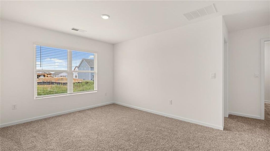 Spacious, unfurnished interior of a new home in The Preserve at Agricultural Village, Perry (Image 28). Spacious, unfurnished interior of a new home in The Preserve at Agricultural Village, Perry (Image 28).