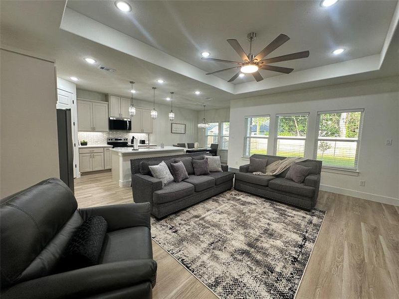 Furnished interior view inside a new home in , Dallas (Image 11). Furnished interior view inside a new home in , Dallas (Image 11).