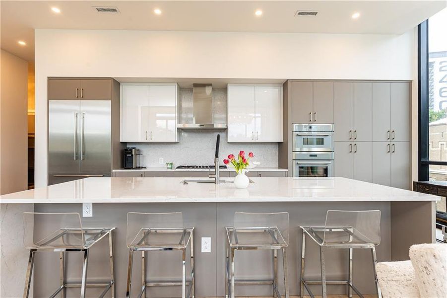 Furnished interior view inside a new home in , Atlanta (Image 23).