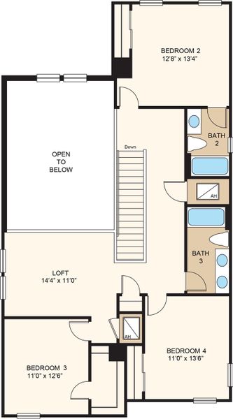 2D floor plan layout of this home in Center Lake Ranch Community Group Page, St. Cloud, FL (Image 5). 2D floor plan layout of this home in Center Lake Ranch Community Group Page, St. Cloud, FL (Image 5).