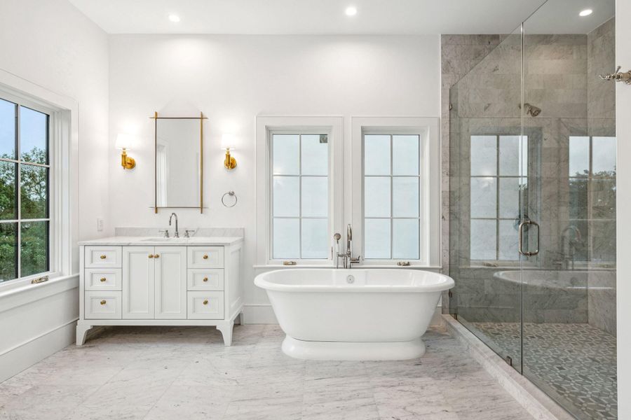 Furnished interior view inside a new home in , Charleston (Image 16).