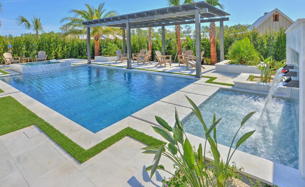 Exterior details and patio area of a home in Courtney Grove, St. Augustine (Image 28). Exterior details and patio area of a home in Courtney Grove, St. Augustine (Image 28).