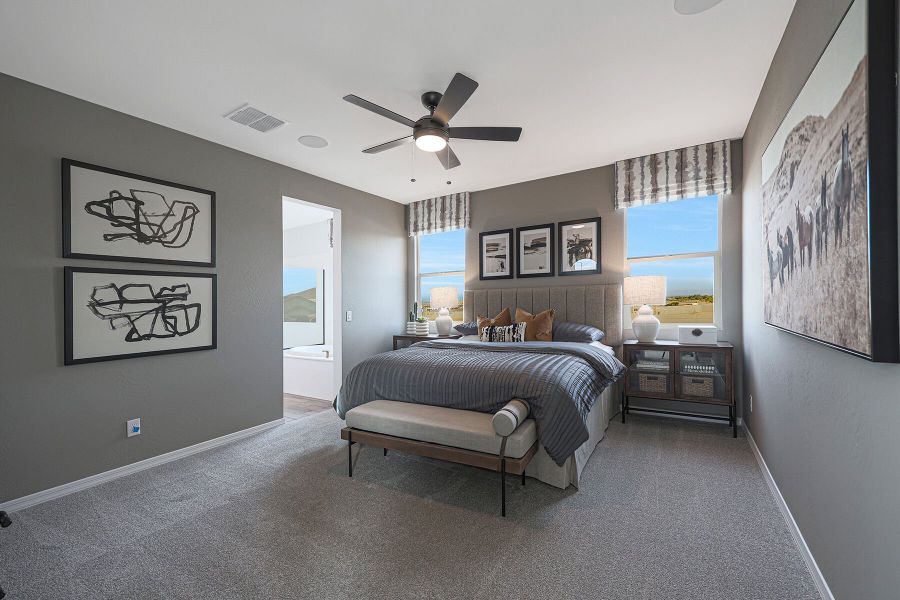 Representative furnished interior of a home built from the Sienna by Mattamy Homes in Empire Pointe, Queen Creek (Image 23).