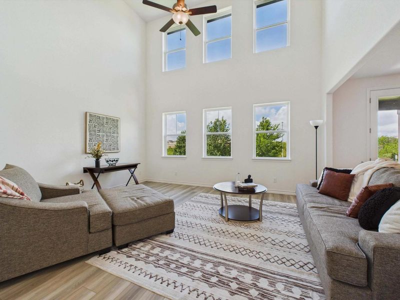 Representative furnished interior of a home built from the The Danbury I by Davidson Homes LLC in The Reserve at Potranco Oaks, Castroville (Image 16). Representative furnished interior of a home built from the The Danbury I by Davidson Homes LLC in The Reserve at Potranco Oaks, Castroville (Image 16).