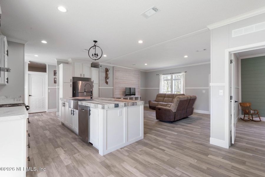 Furnished interior view inside a new home in , Bunnell (Image 30).