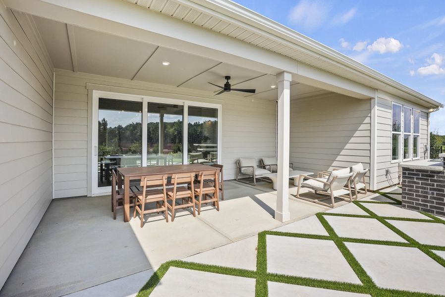 Large Covered Patio