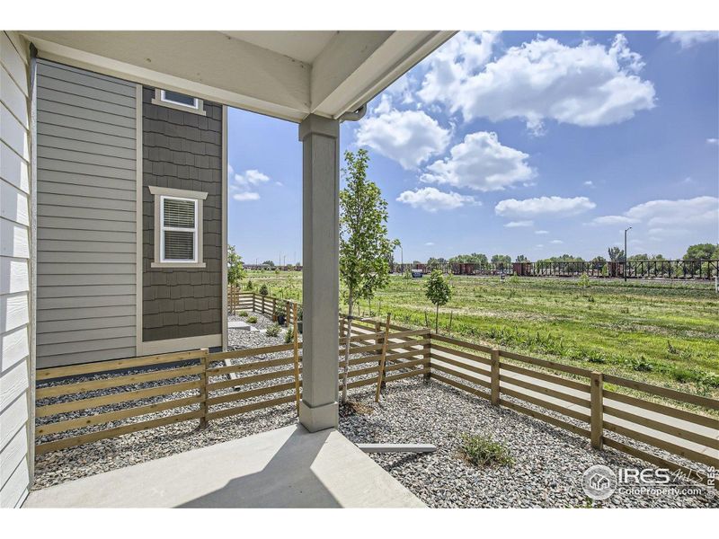Covered back patio - Same Floor Plan, Different Model.