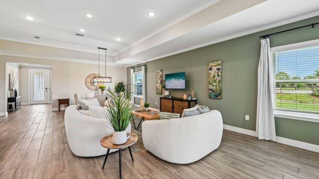 Furnished interior view inside a new home in , Venice (Image 17).