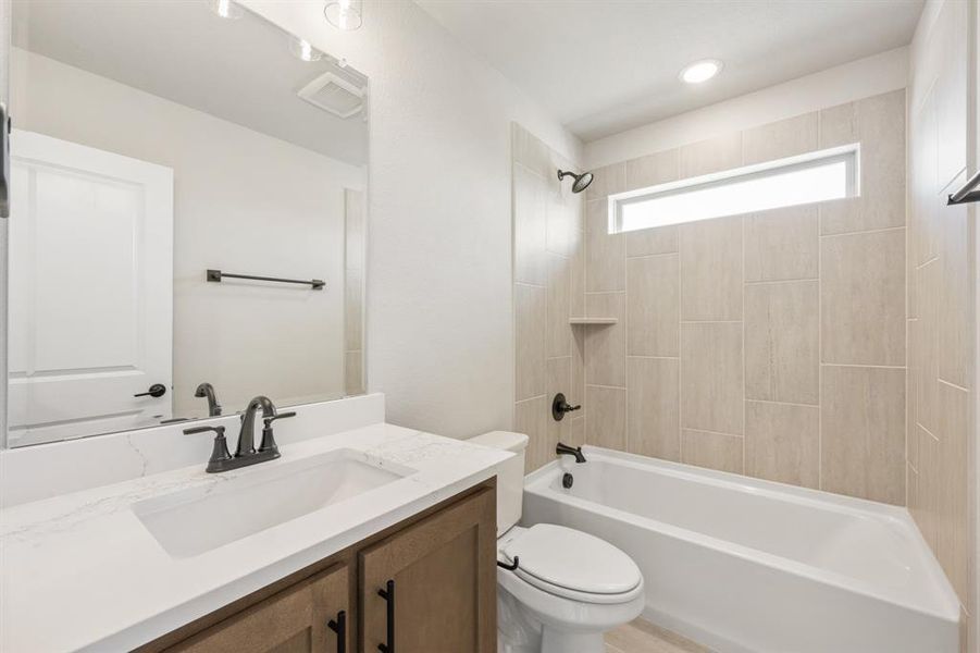 Furnished interior view inside a new home in Timberbrook, Justin (Image 7).