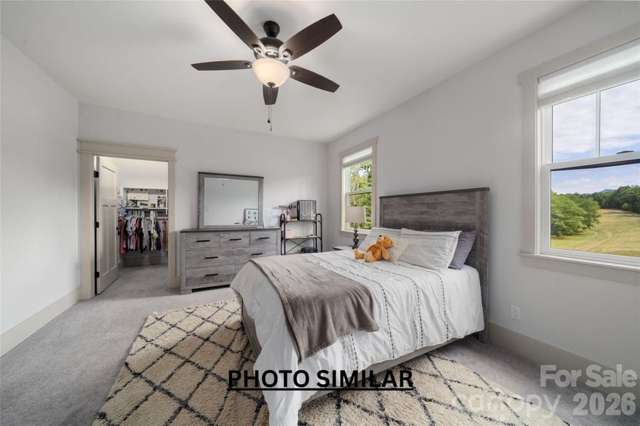 Furnished interior view inside a new home in , Hendersonville (Image 12).