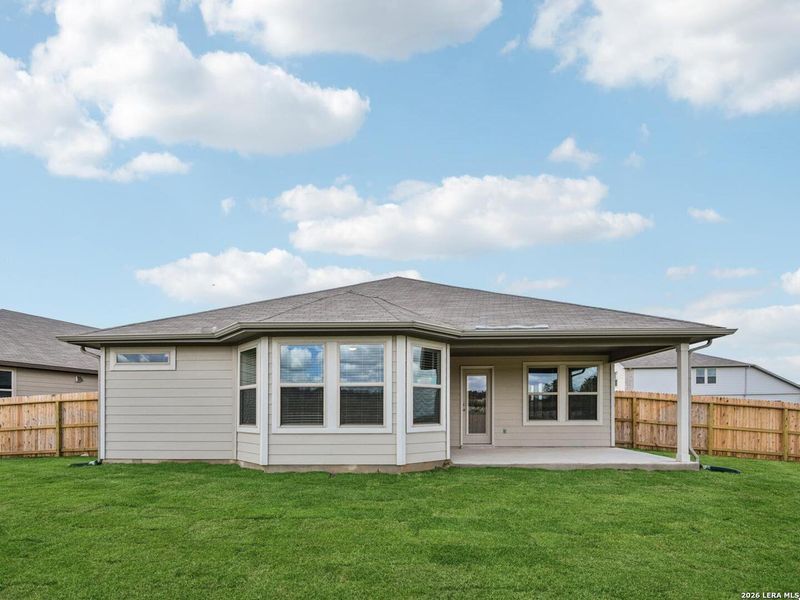 Exterior details and patio area of a home in Legendary Trails - Classic Series, Cibolo (Image 3). Exterior details and patio area of a home in Legendary Trails - Classic Series, Cibolo (Image 3).