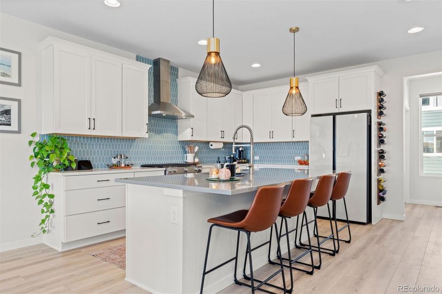 Designer finishes throughout