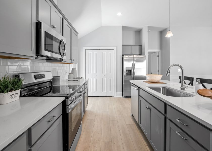 Furnished interior view inside a new home in Osprey Landing, Southport (Image 16).