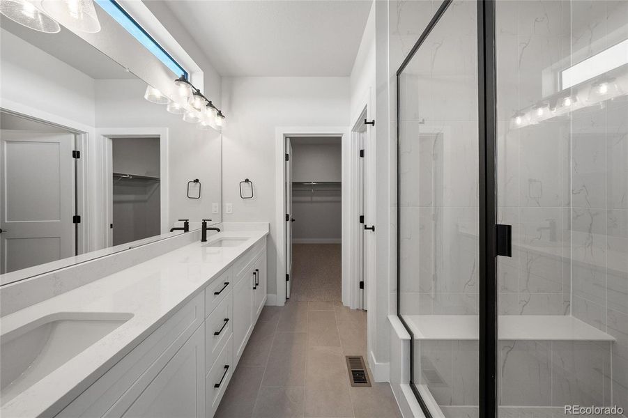 Furnished interior view inside a new home in , Littleton (Image 19).