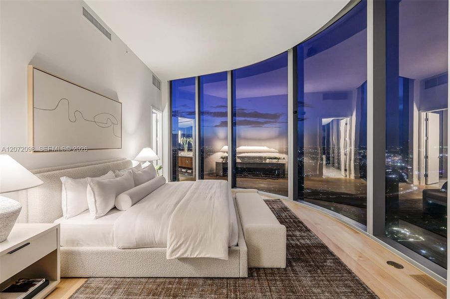 Furnished interior view inside a new home in , Miami (Image 7).
