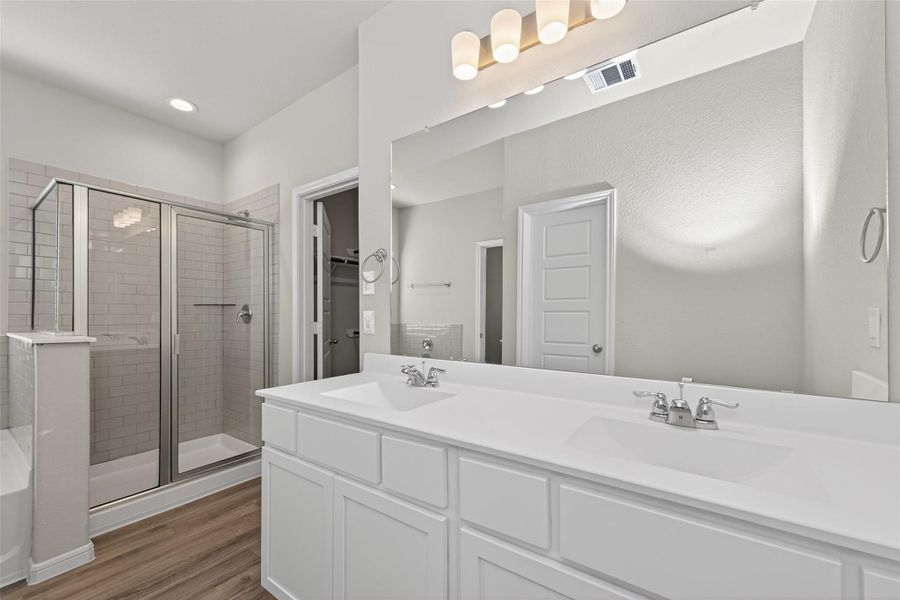 Furnished interior view inside a new home in Woodland Lakes, Huffman (Image 12).