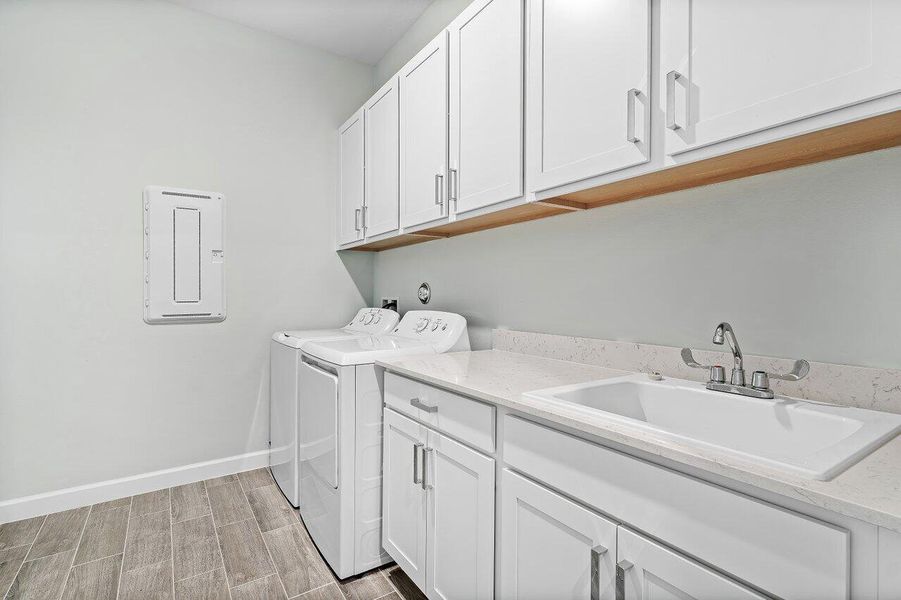 Furnished interior view inside a new home in , Loxahatchee (Image 32).