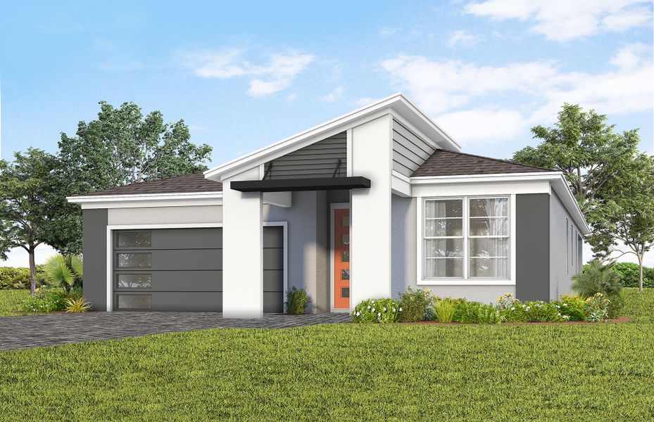 Representative exterior photo of a completed home built from the Cardinal by Pulte Homes in Lakehaven Estates, Clermont, FL (Image 17).