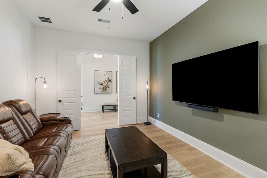 Furnished interior view inside a new home in The Highlands - 75', Porter (Image 12).